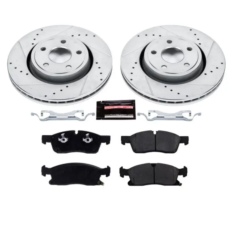 Power Stop 16-19 Jeep Grand Cherokee Front Z23 Evolution Sport Brake Kit 1