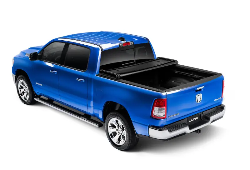 Lund 02-17 Dodge Ram 1500 (6.5Ft. Bed Excl. Rambox) Genesis Elite Tri-Fold Tonneau Cover - Black 2
