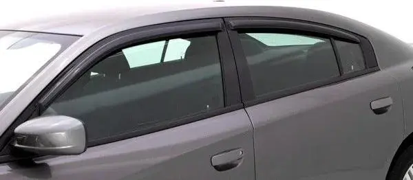 Avs 11-23 Dodge Charger Ventvisor Outside Mount Window Deflectors 4Pc - Smoke 1