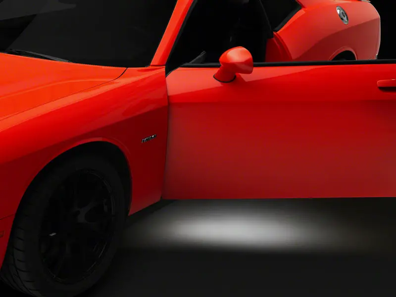 Raxiom 15-23 Dodge Challenger Axial Series Led Door Courtesy Lamps 1