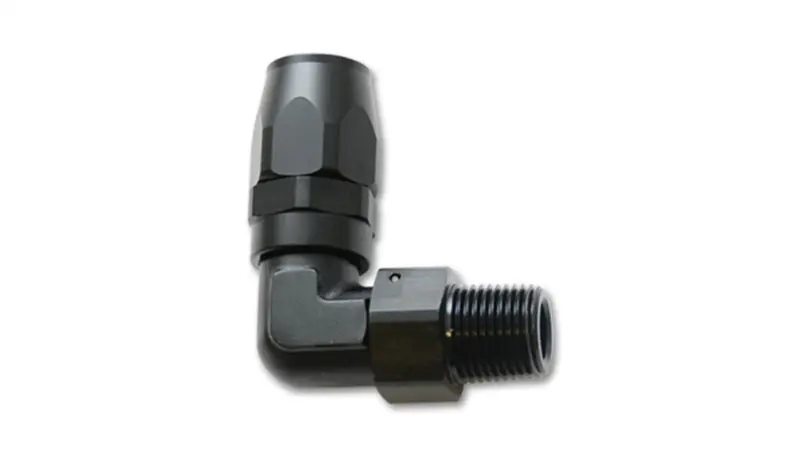 Vibrant Male Npt 90 Degree Hose End Fitting -8An - 3/8 Npt 1