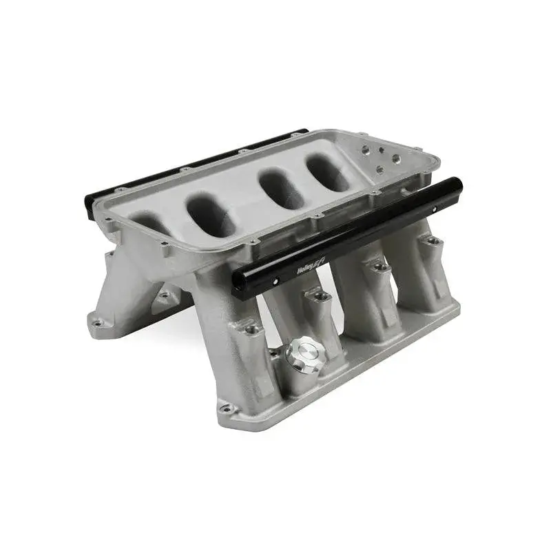 Holley Gen Iii Hemi Hi-Ram Efi Manifold W/ 95 Mm Ls Style Throttle Body - As Cast Finish 2