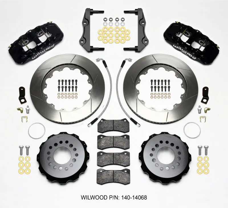 Wilwood Aero4 Rear Kit 14.25In 2014-Up Challenger W/Lines 1
