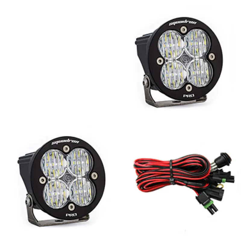 Baja Designs Squadron R Pro Wide Cornering Pair Led Light Pods - Clear 1