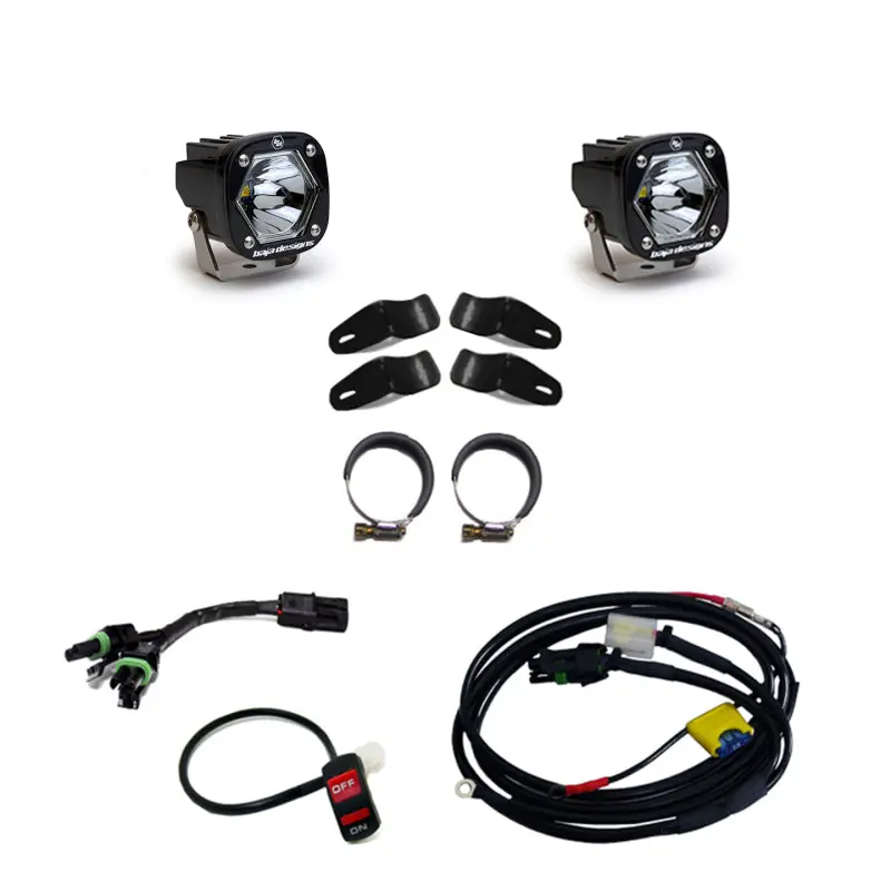 Baja Designs S1 Universal Moto Kit Spot 1