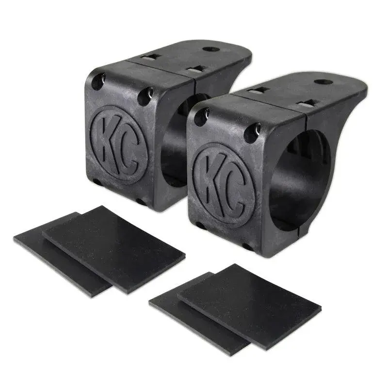 Kc Hilites Universal Tube Clamp Light Mount Bracket Set / 1.75In. To 2In. Bar (Pair) 1