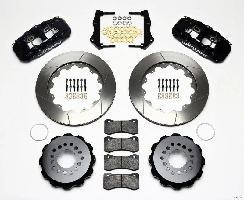 Wilwood Aero4 Rear Kit 14.25In 2006-10 Magnum/Challenger/Charger/300C 1