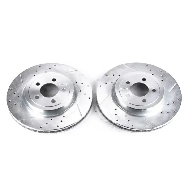 Power Stop 05-19 Chrysler 300 Front Evolution Drilled & Slotted Rotors - Pair 1