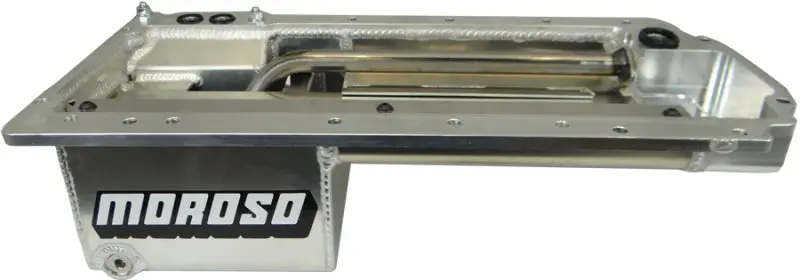Moroso Gm Lt Swap (W/Rear Sump & Spin-On Oil Filter Adapter) Wet Sump 5Qt 5-7/8In Aluminum Oil Pan 1