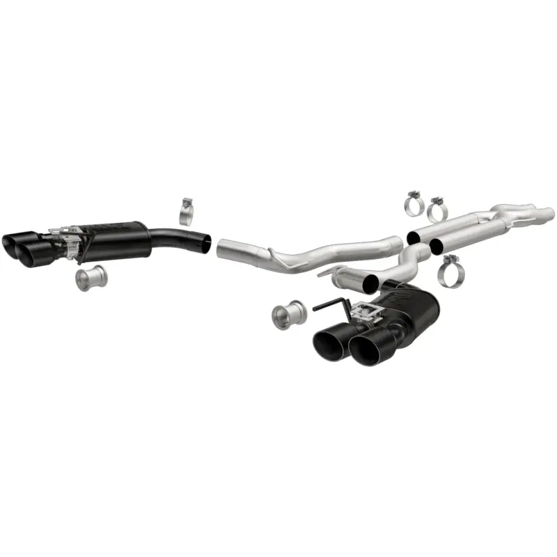 Magnaflow Sys Cat-Back 2018 Ford Mustang Gt 5.0L Competition Dual Exit Black 4In Tips 2