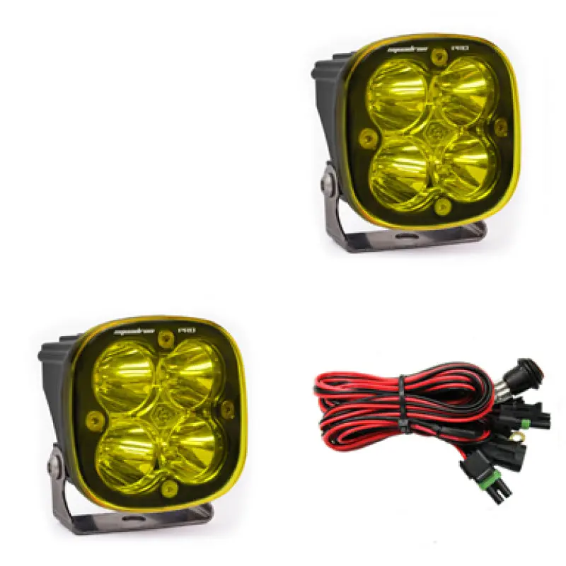 Baja Designs Squadron Pro Series Spot Pattern Led Light Pods - Amber 1