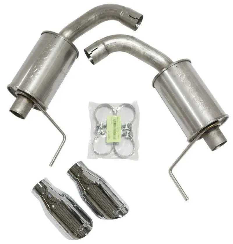 Roush 2015-2017 & 2024 Ford Mustang 5.0L V8 Exhaust Kit W/ Round Tips (304Ss) 1