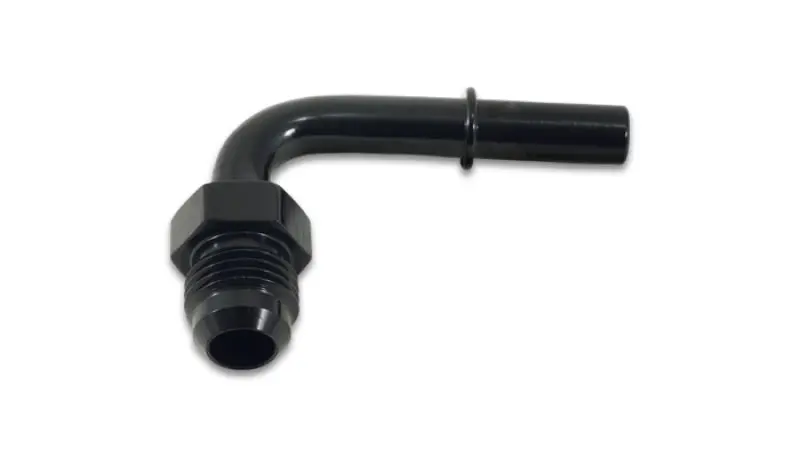 Vibrant 90 Degree Aluminum An To Male Quick Connect Fitting -6An - 0.3125In Hose Size 1
