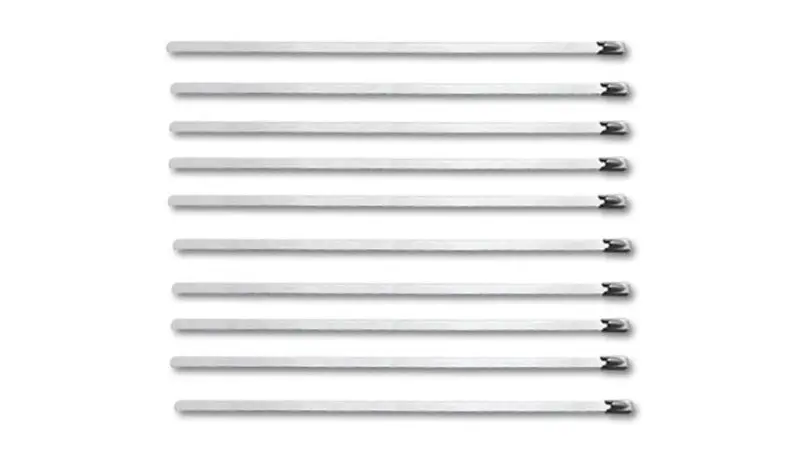 Vibrant Stainless Steel Cable Ties 14.5In Long (10 Cable Ties / Pack) 2
