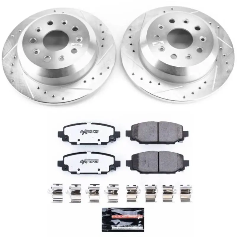 Power Stop 18-19 Jeep Wrangler Rear Z36 Truck & Tow Brake Kit 1