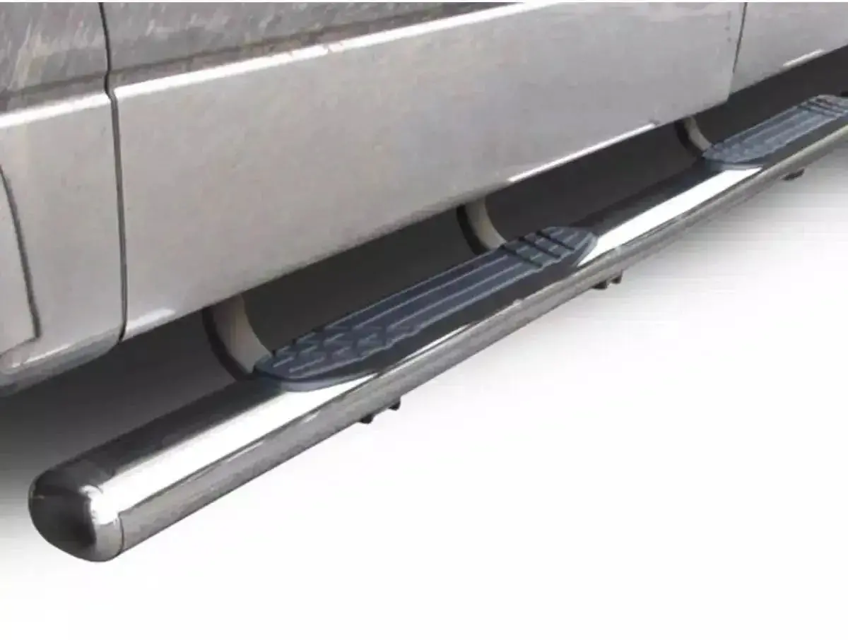 Go Rhino 4" 1000 Series Polished Nerf Bars 19-26 Ram 1500, Rho & Trx Crew Cab 2