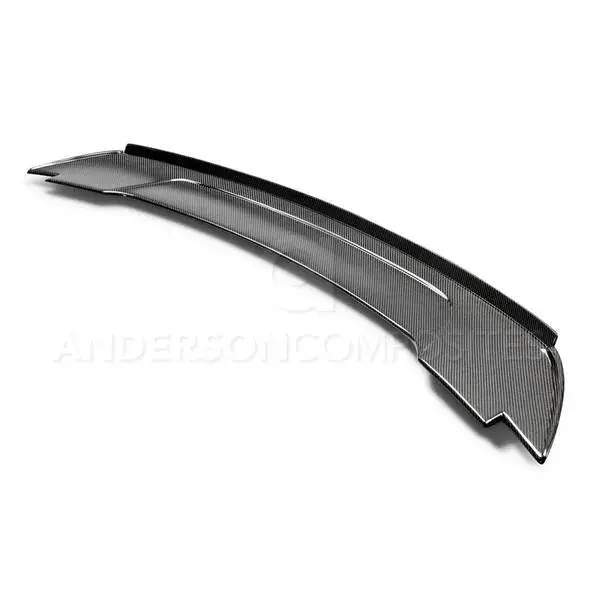 Anderson Composites 2015 - 2019 Mustang Carbon Fiber Track Pack Style Spoiler With Adjustable Wicker Bill 1