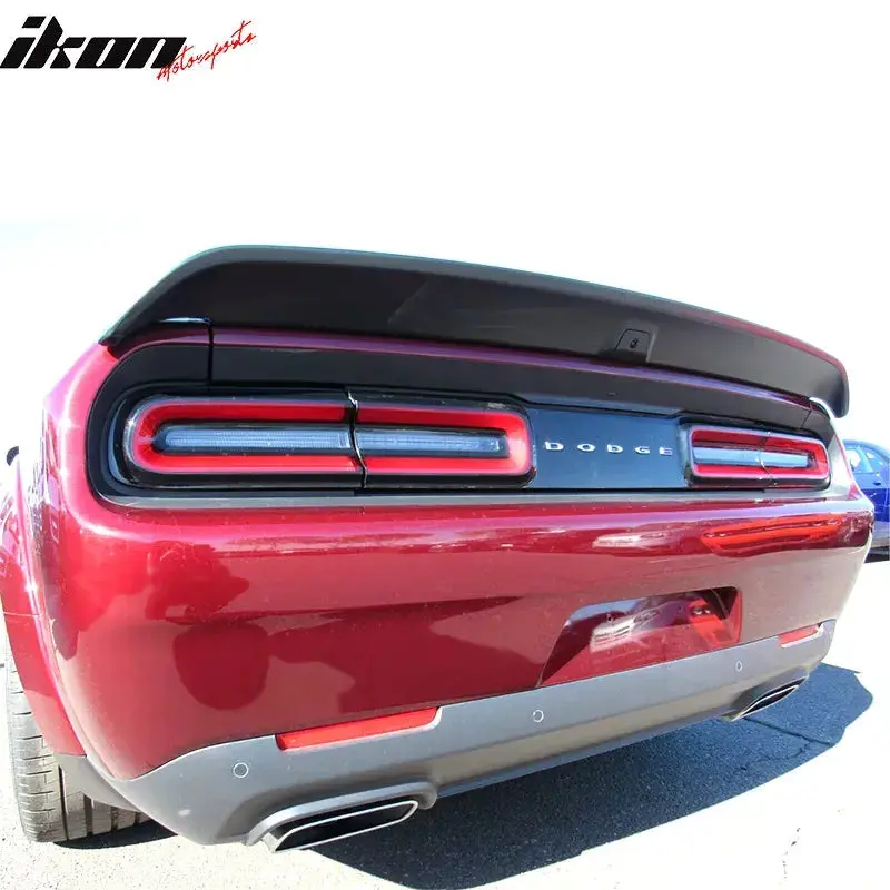 Ikon Motorsports 2008-2023 Dodge Challenger Painted Rear Trunk Demon Style Spoiler Wing Lip Abs 1