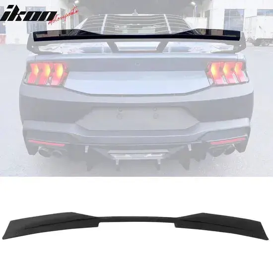 Ikon Motorsports 2024-2025 Ford Mustang 2Dr Dark Horse Smoke Gurney Flap Wicker Bill 1