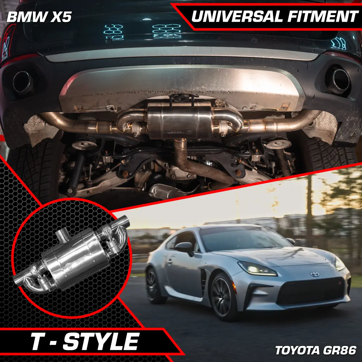 Truck/Suv Valved Muffler Kit 8