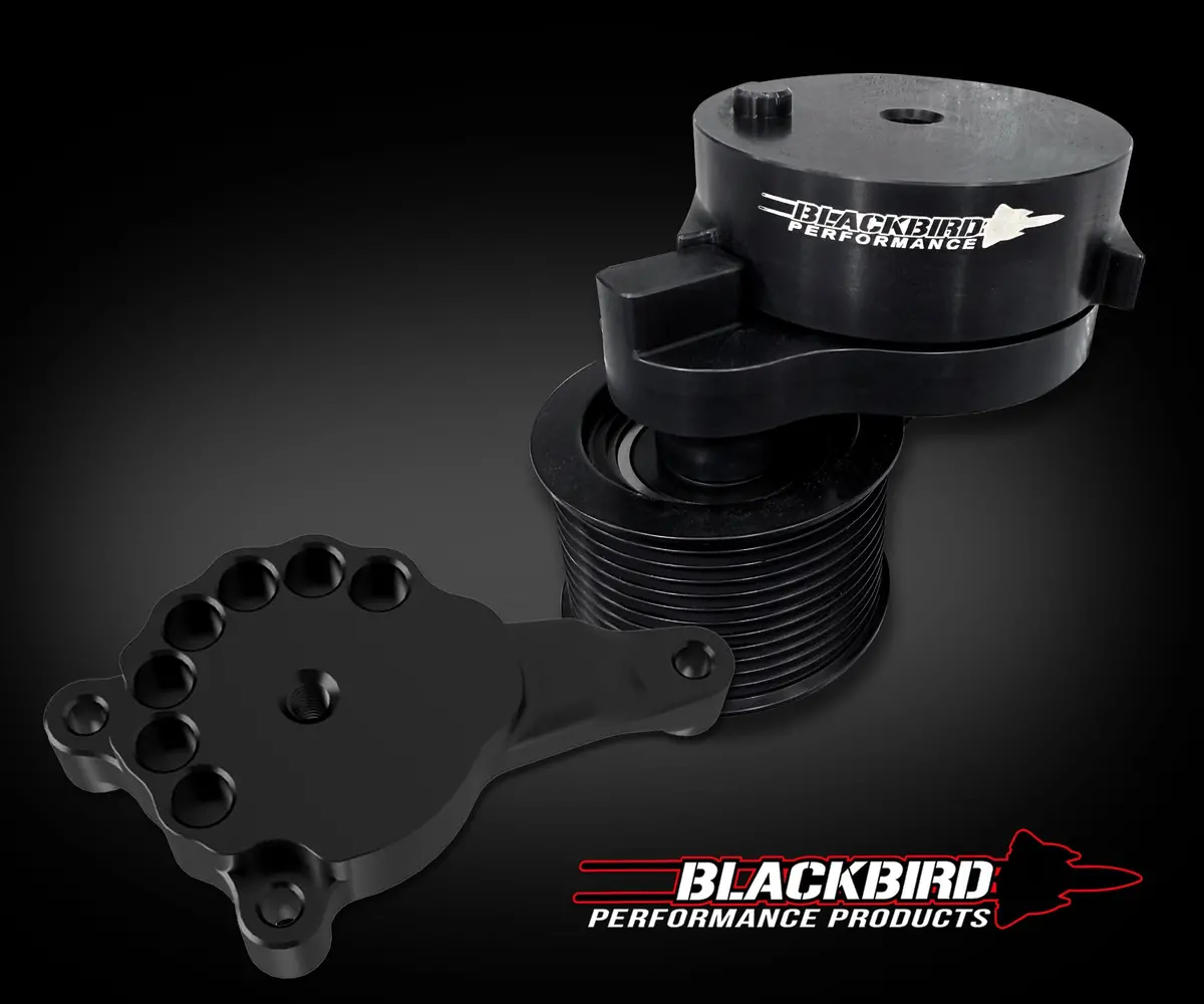 Blackbird Performance Hellcat Belt Tensioner And Bracket Set 1