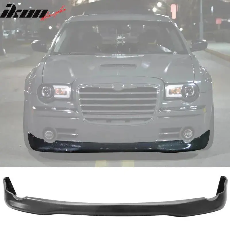 Ikon Motorsports 2005-2010 Chrysler 300 300C Vip Style Front Bumper Lip Spoiler Pu 1
