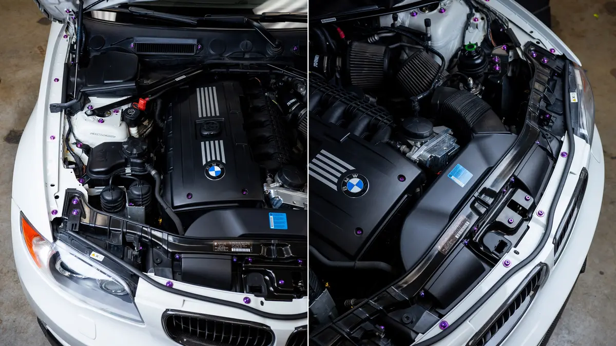 Stage 2 Titanium Hardware Engine Bay Kit - Bmw E82 135I (2007-2012) 2