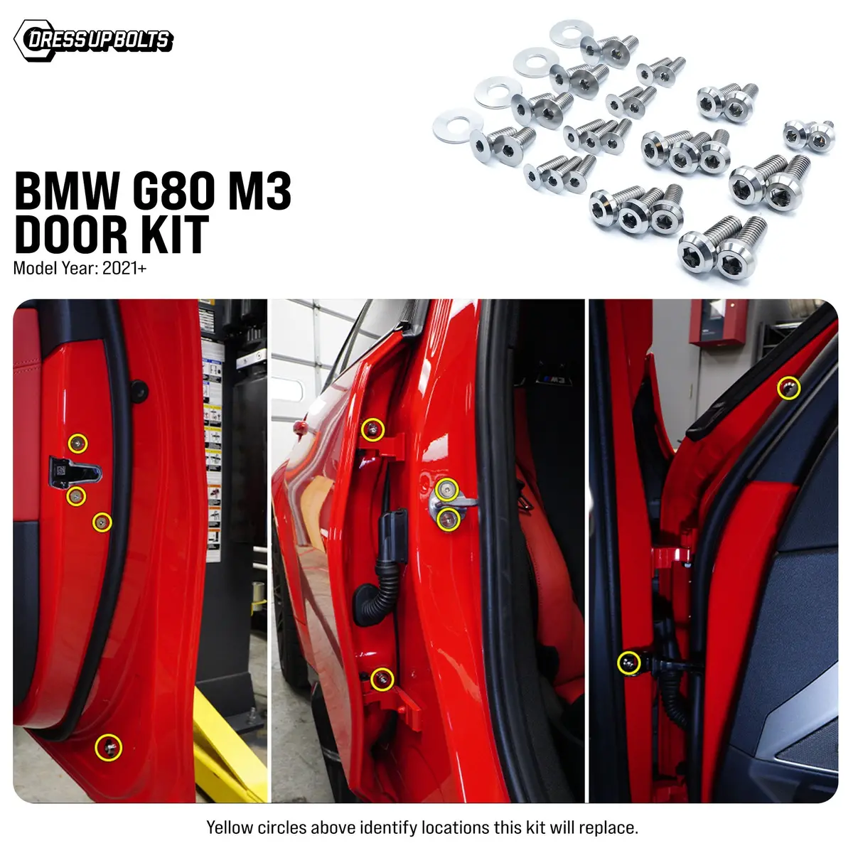 Titanium Hardware Door Kit - Bmw G80 M3 (2021+) 2