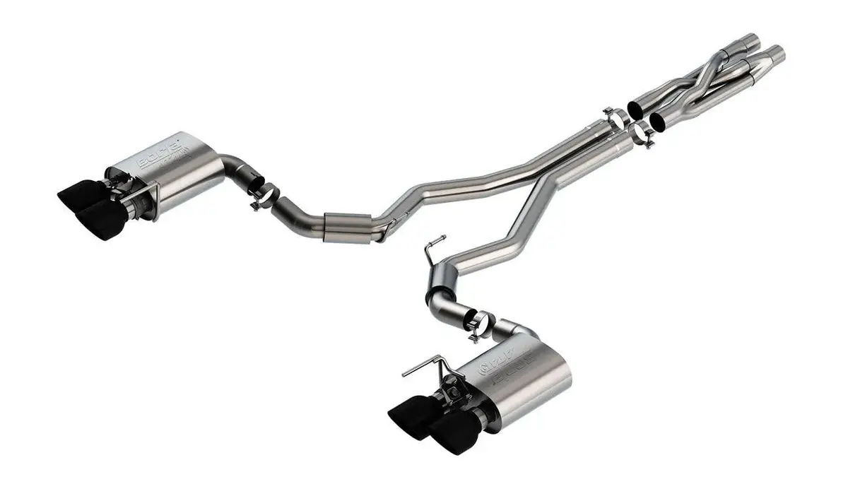 Borla Atak 2020-2022 Ford Mustang Shelby Gt500 Cat-Back Exhaust System - Black Tips 1