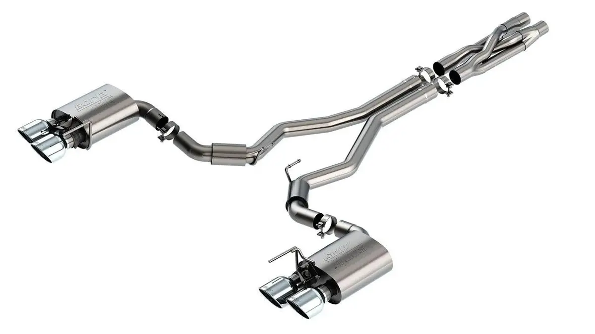 Borla Atak 2020-2022 Ford Mustang Shelby Gt500 Cat-Back Exhaust System - Chrome Tips 1