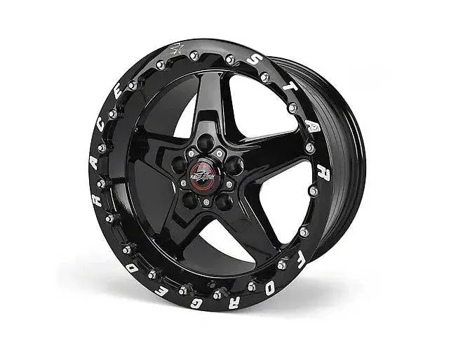 Race Star 92 Drag Star Bracket Racer Gloss Black Wheel Bead Lock 1