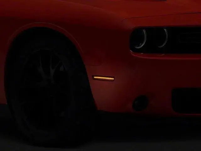 Raxiom 15-23 Challenger Excluding Widebody Axial Series Led Side Marker Lights (Smoked) 1