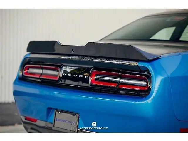 Anderson Composites 2015 - 2023 Dodge Challenger Srt Hellcat Carbon Fiber Rear Spoiler Type Sa 2