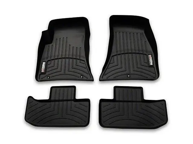 Weathertech Digitalfit Front And Rear Floor Liners; Black (15-23 Challenger, Excluding Awd) 1