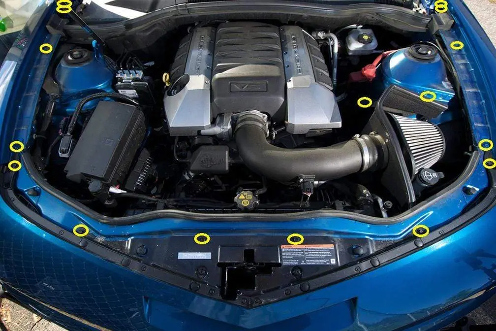 Chevrolet Camaro (2010-2015) Titanium Engine Bay Kit 2