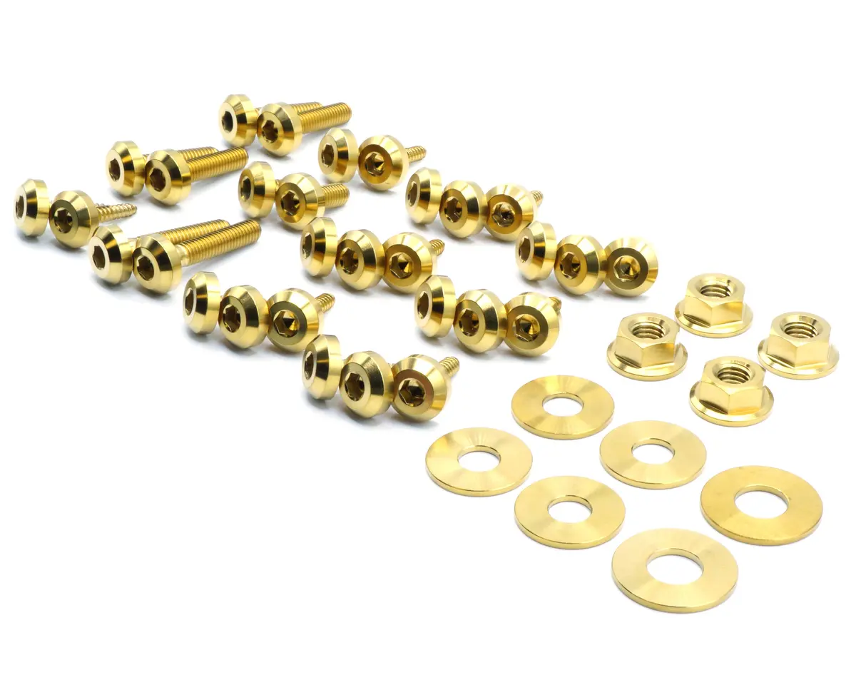 Titanium Hardware Trunk Kit - Chevrolet Corvette C6 (2005-2013) 1
