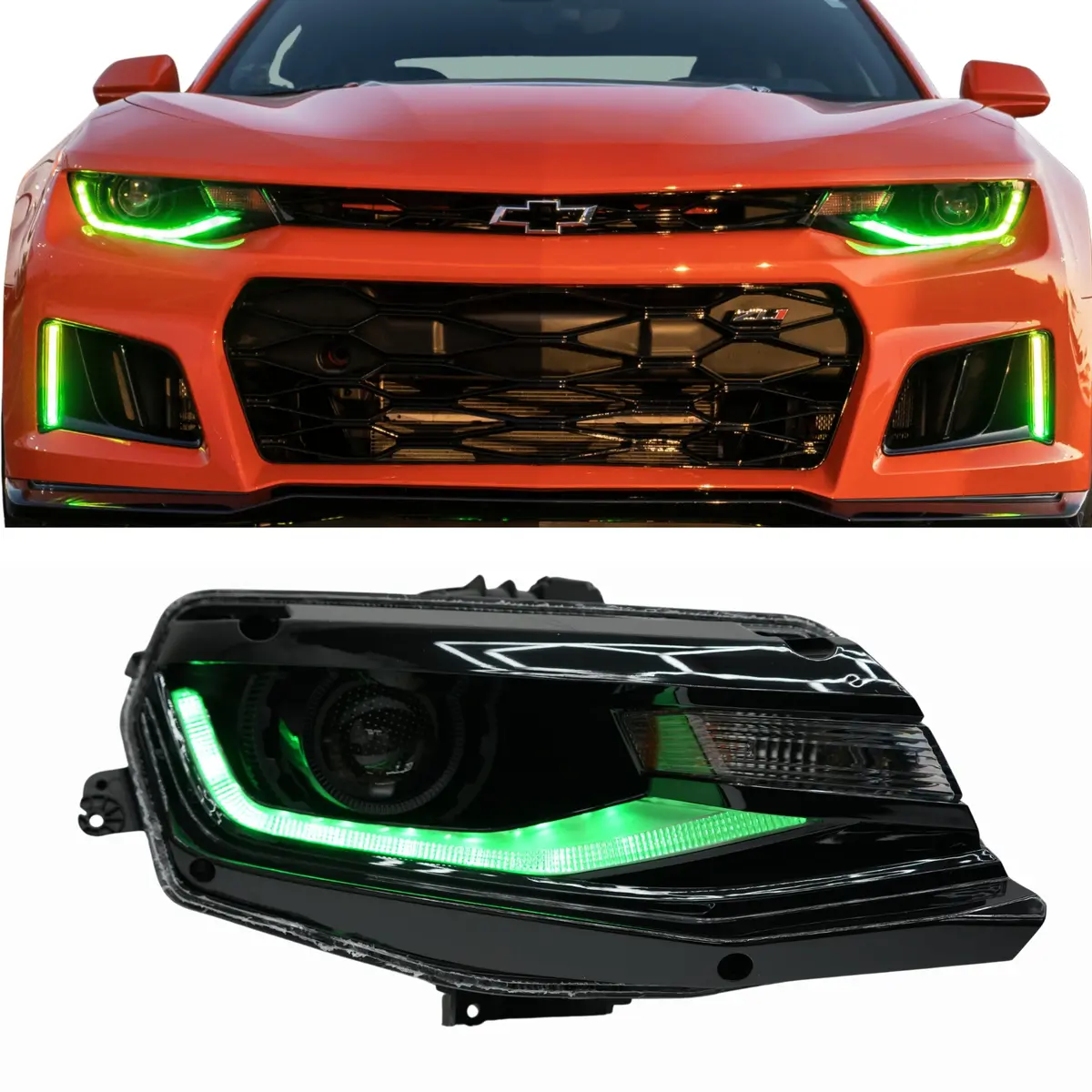 Chevrolet Camaro Flow Series Multicolor Drl Boards (2016-2018) 1