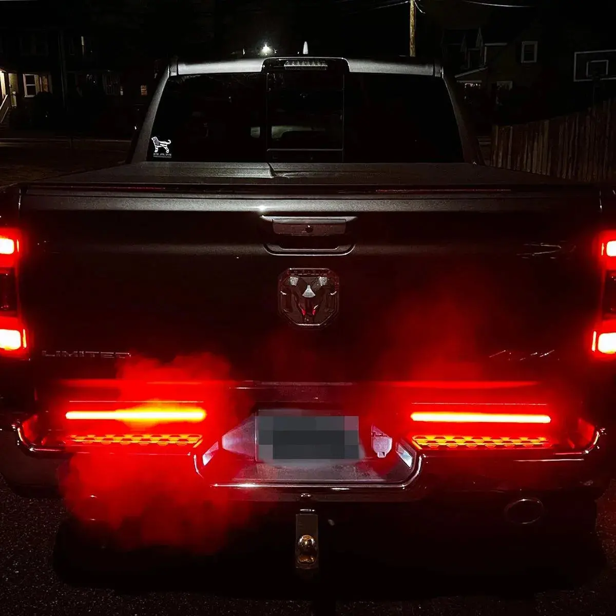 Putco 18" Pair Blade Led Tailgate Light Bar Red/White Leds & Plug-N-Play Quick Connect Harness - Ram Truck 2019-2023 1