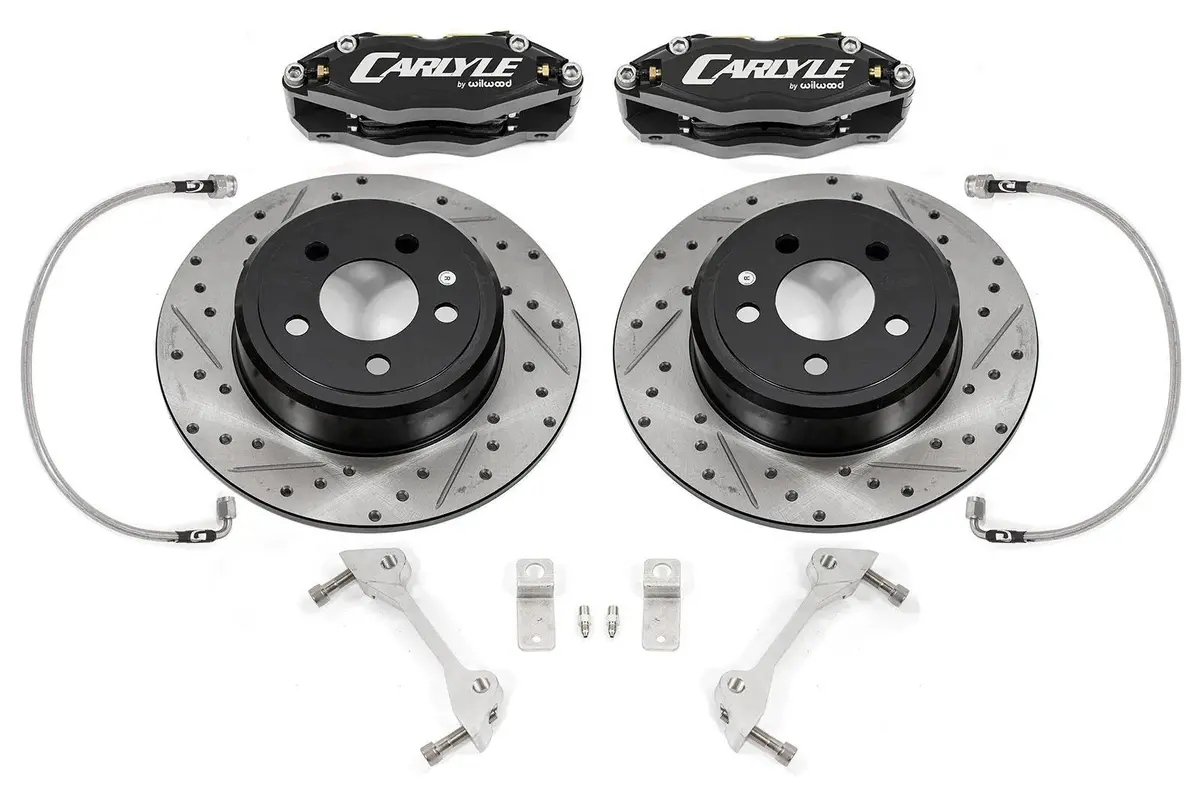 Bmr 06-23 Dodge Charger Srt / 08-23 Dodge Challenger Srt 15In Conversion Brake Kit W/ Black Calipers 1