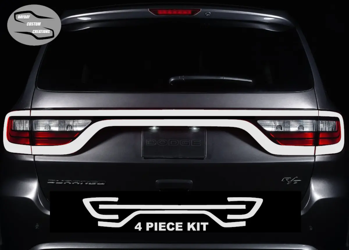 14-25 Dodge Durango Colored Taillight Tint Overlay 4