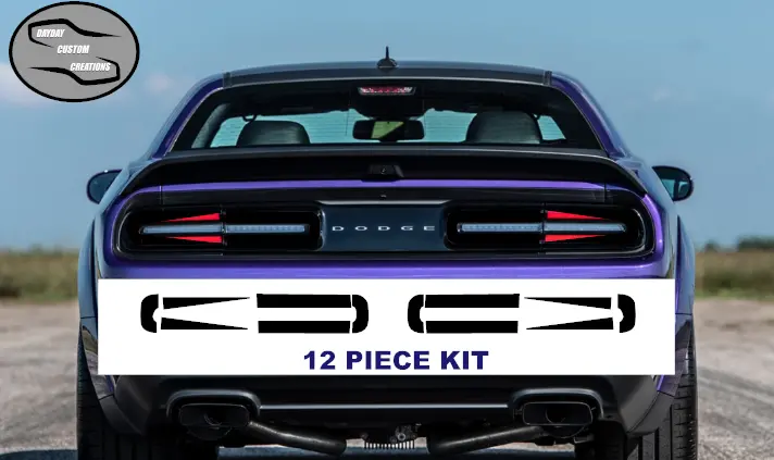 15-23 Dodge Challenger Taillight Decal Design 11 1