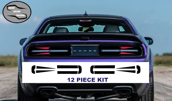 15-23 Dodge Challenger Taillight Decal Design 12 1