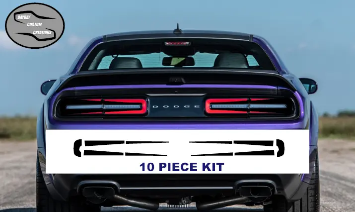 15-23 Dodge Challenger Taillight Decal Design 14 1