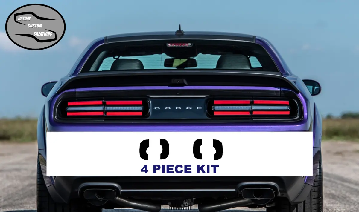 15-23 Dodge Challenger Taillight Decal Design 2 1