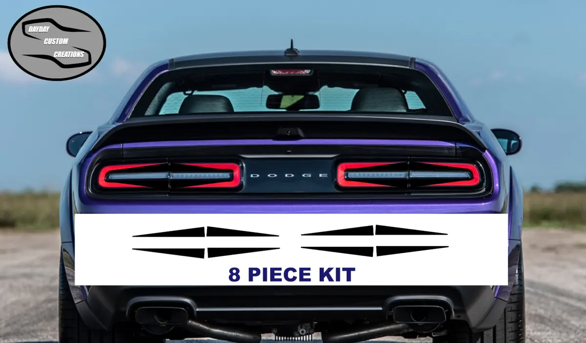 15-23 Dodge Challenger Taillight Decal Design 3 1