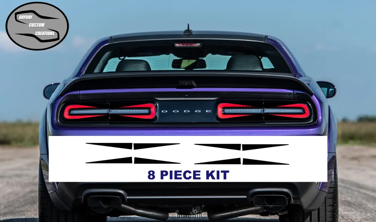 15-23 Dodge Challenger Taillight Decal Design 4 1