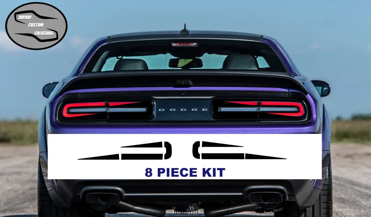 15-23 Dodge Challenger Taillight Decal Design 6 1