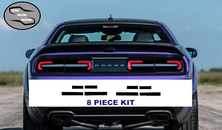 15-23 Dodge Challenger Taillight Decal Design 8 1