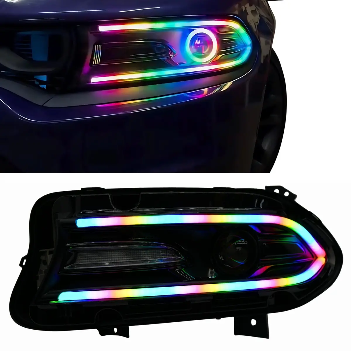 Dodge Charger Flow Series Drl Boards 2.0 | Diffused Led (2015-2023) 1