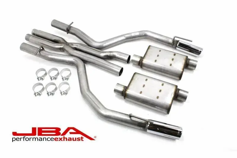 Jba 15-2023 Dodge Charger Srt8 & Hellcat 6.2/6.4L 409Ss Dual Rear Exit Cat-Back Exhaust 1